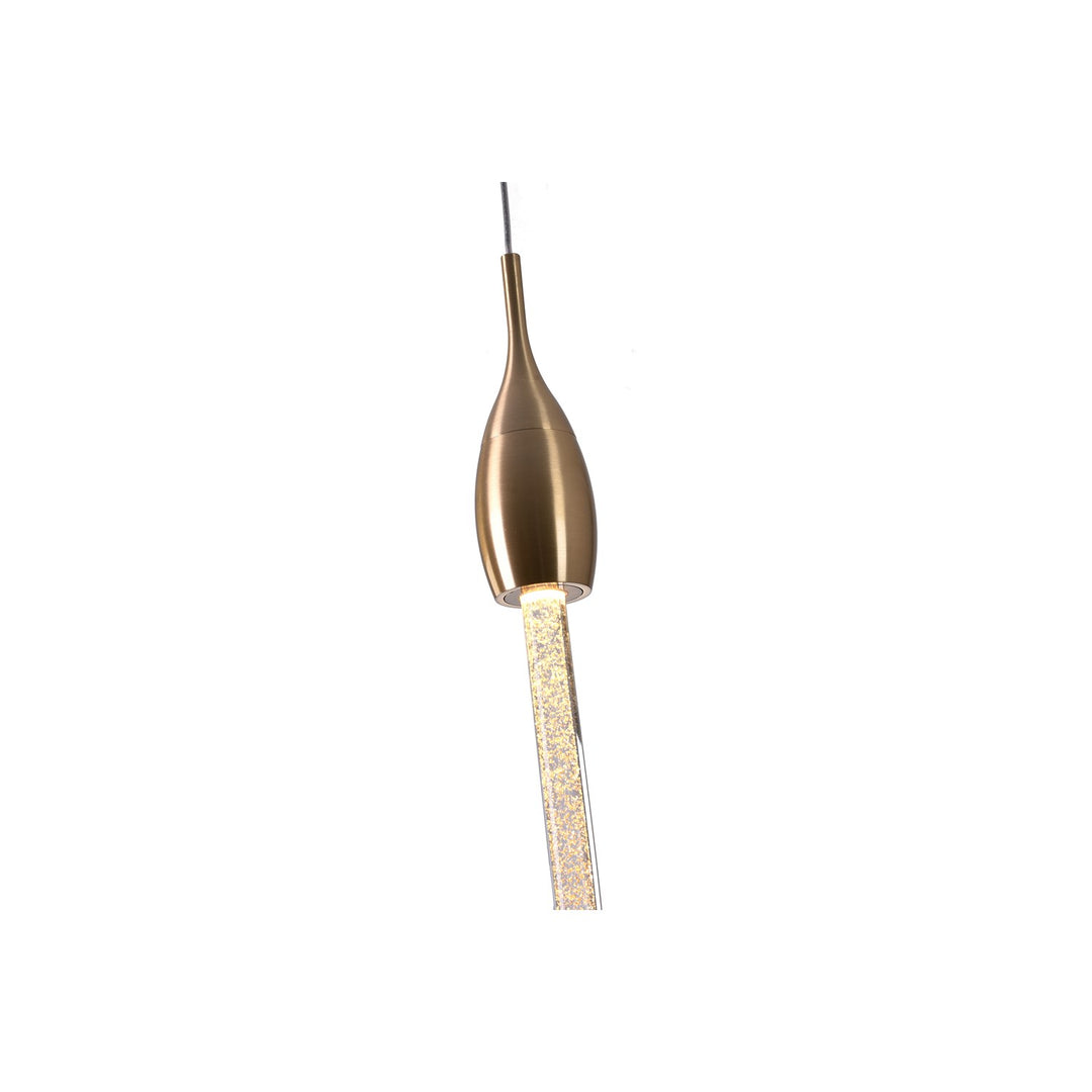 Led Pendant In Gold Finish