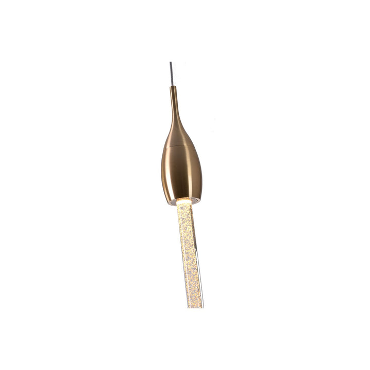 Led Pendant In Gold Finish