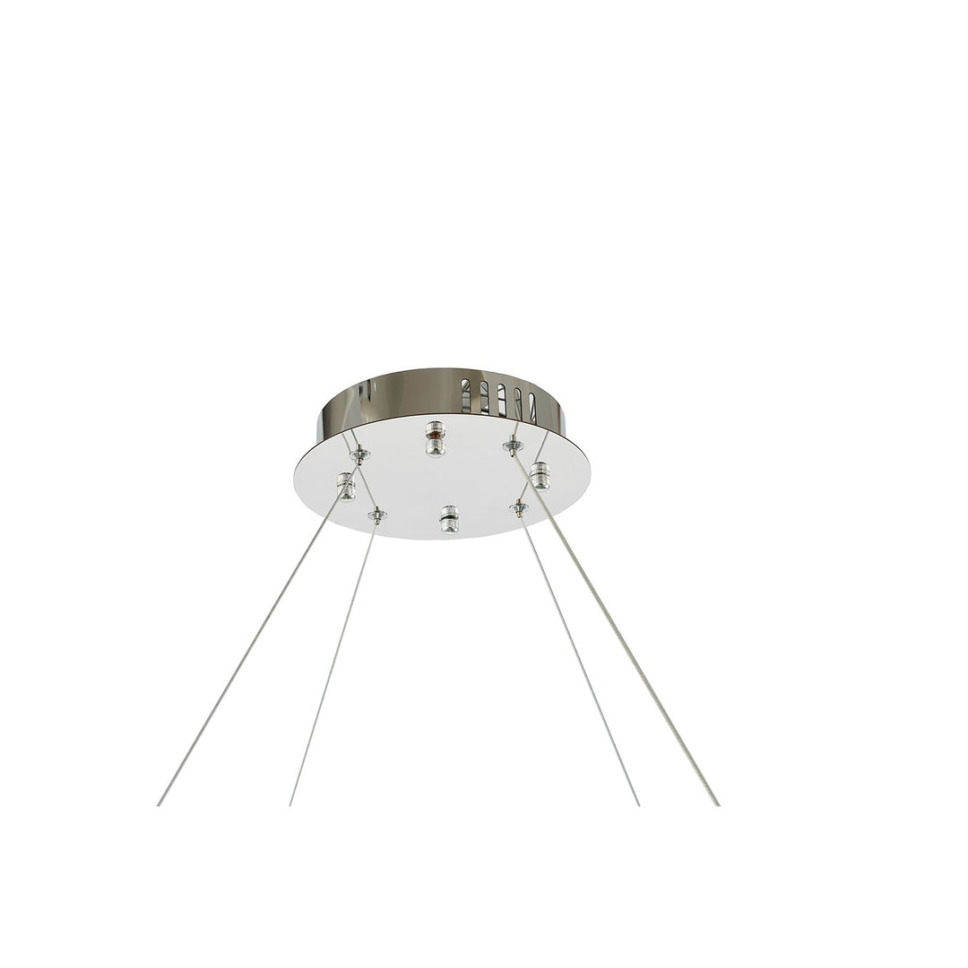 Led Chandelier In Chrome Finish