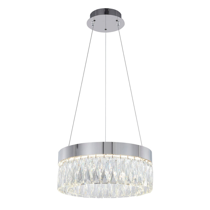 Led Chandelier In Chrome Finish by Bethel