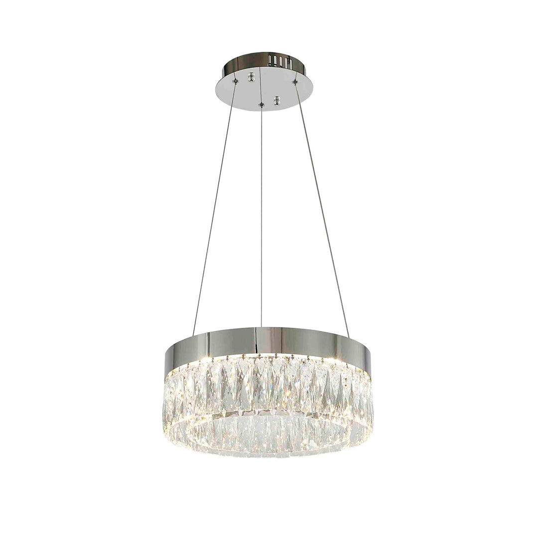 Led Chandelier In Chrome Finish by Bethel