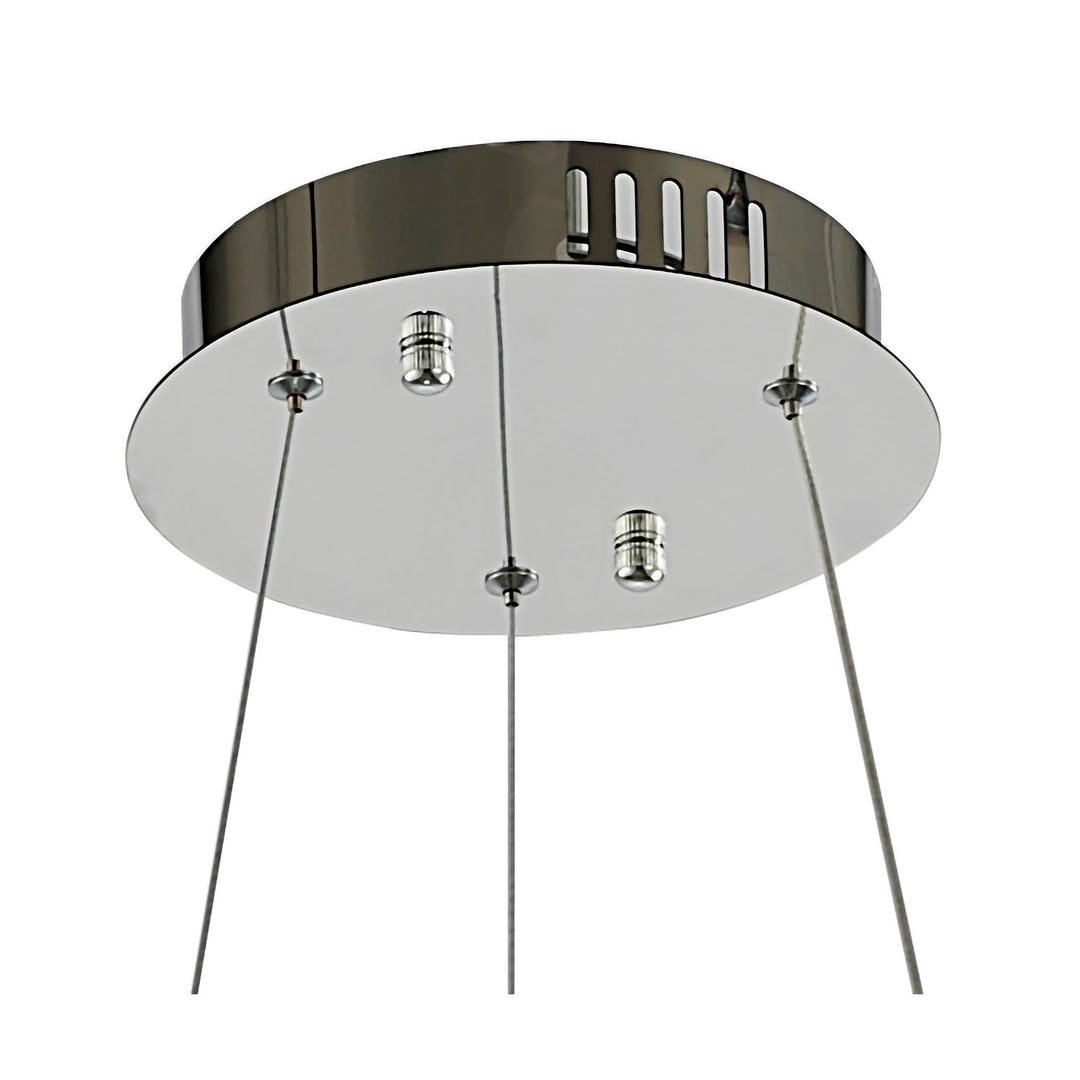 Led Chandelier In Chrome Finish