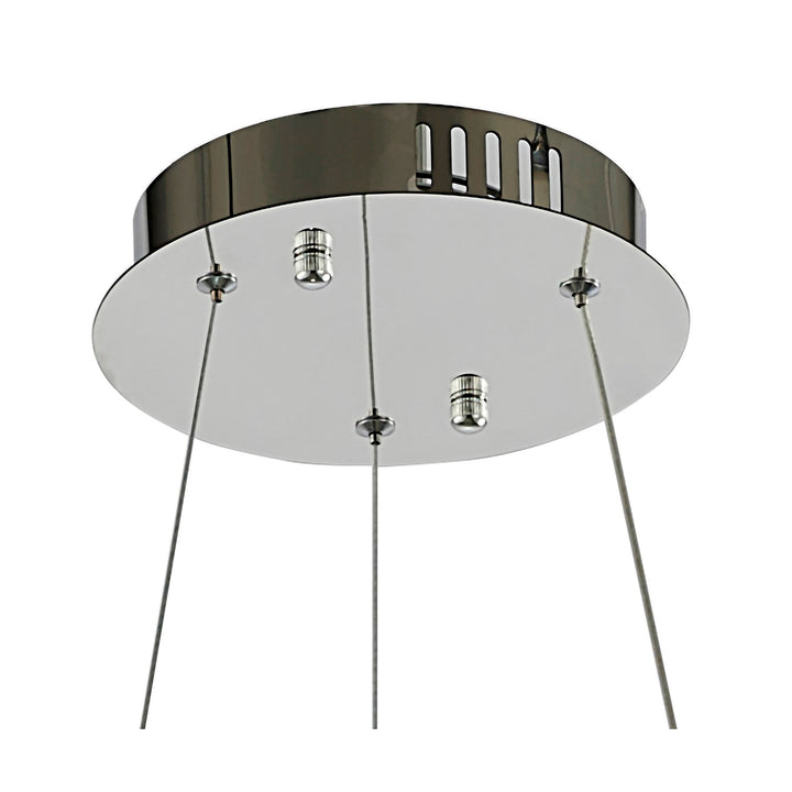 Led Chandelier In Chrome Finish