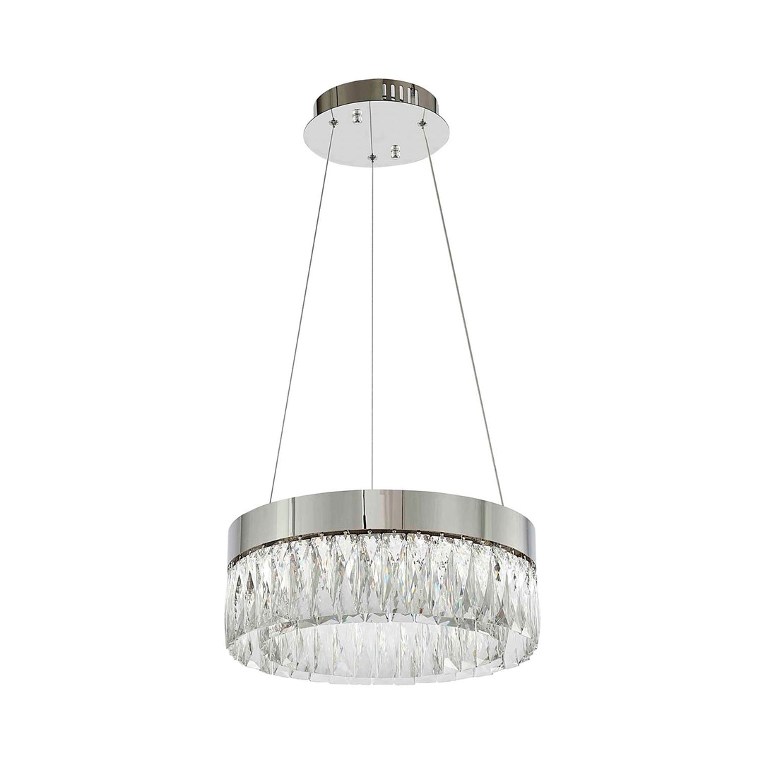 Led Chandelier In Chrome Finish