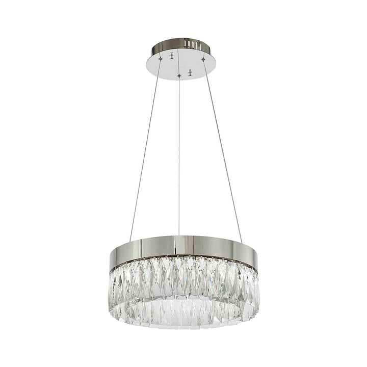 Led Chandelier In Chrome Finish