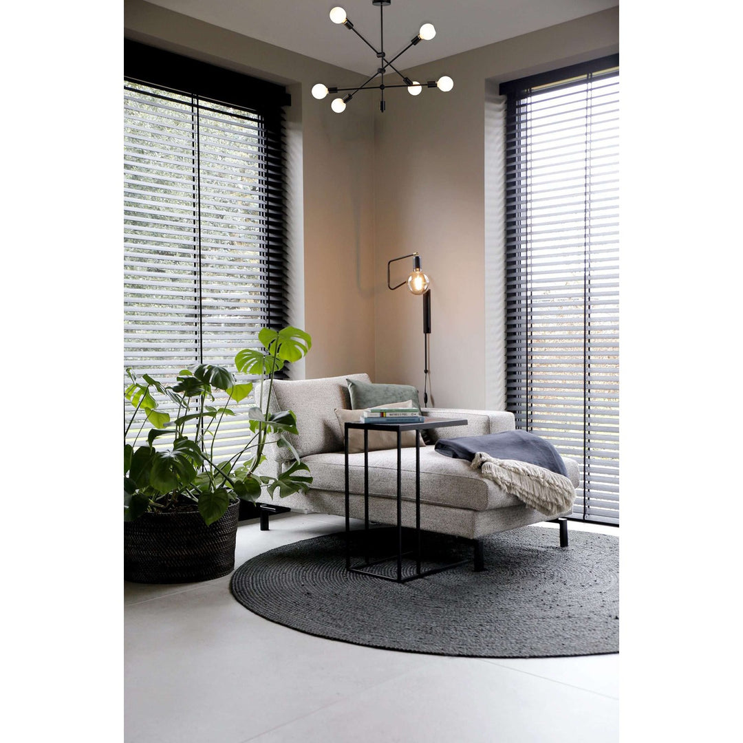 Chandelier In Matte Black Finish by Bethel