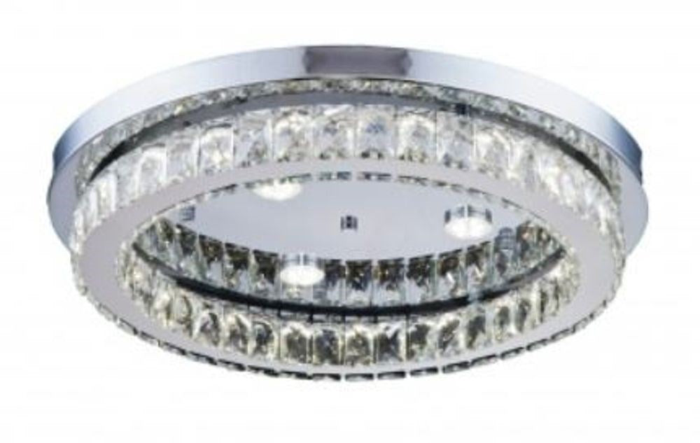 Led Flush Mount In Chrome Finish
