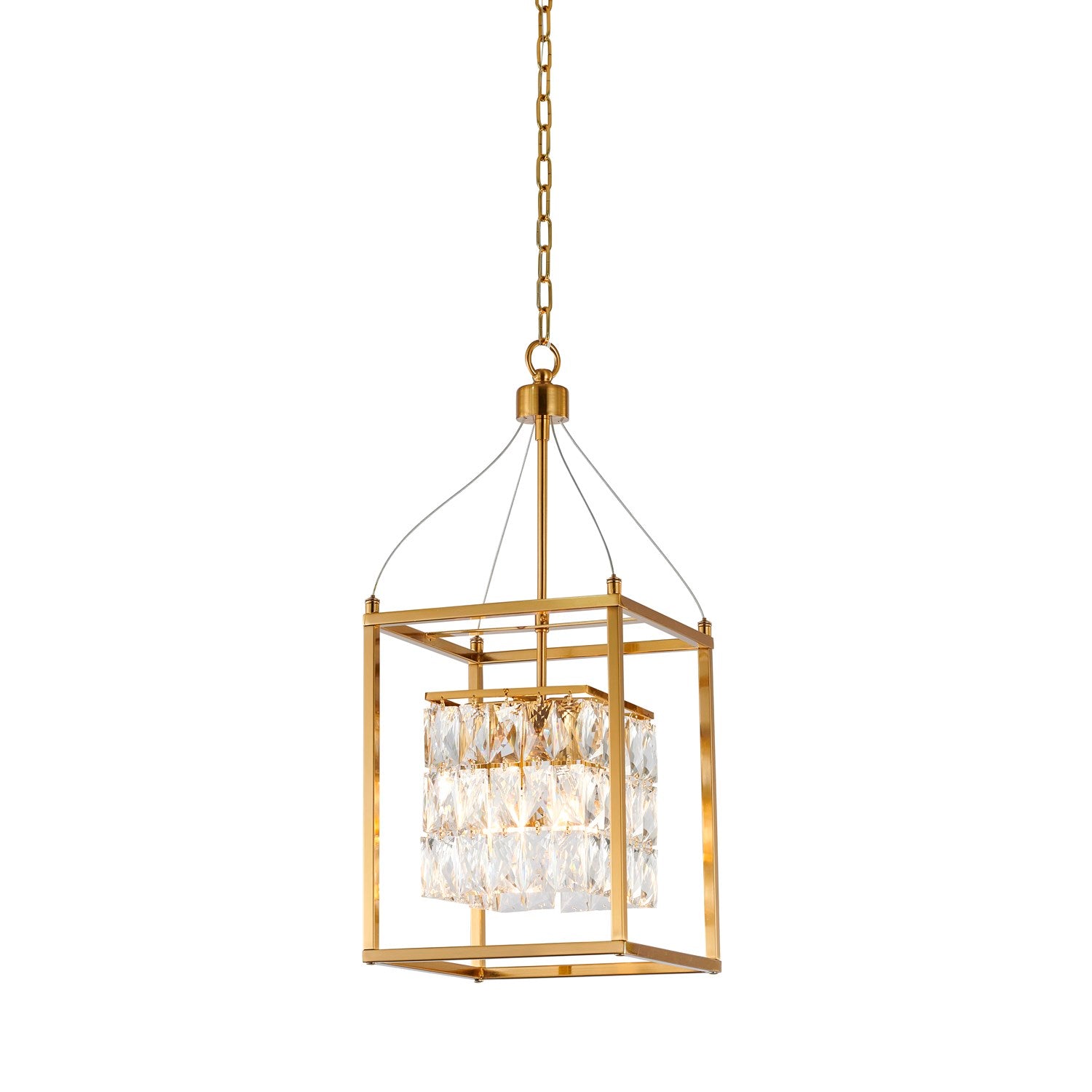 Chandelier In Antique Brass Finish by Bethel