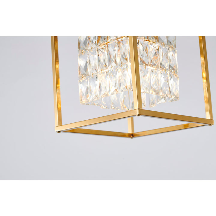 Chandelier In Antique Brass Finish