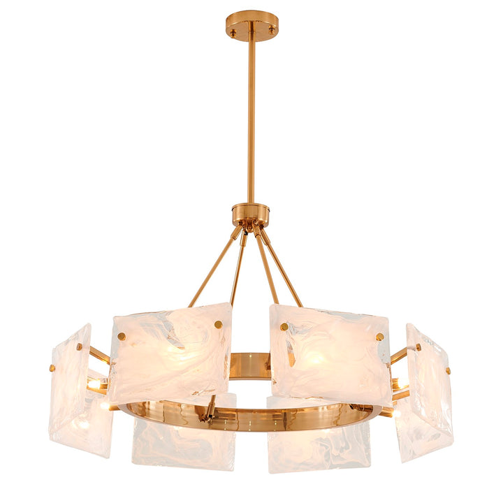 Chandelier In Gold Finish by Bethel