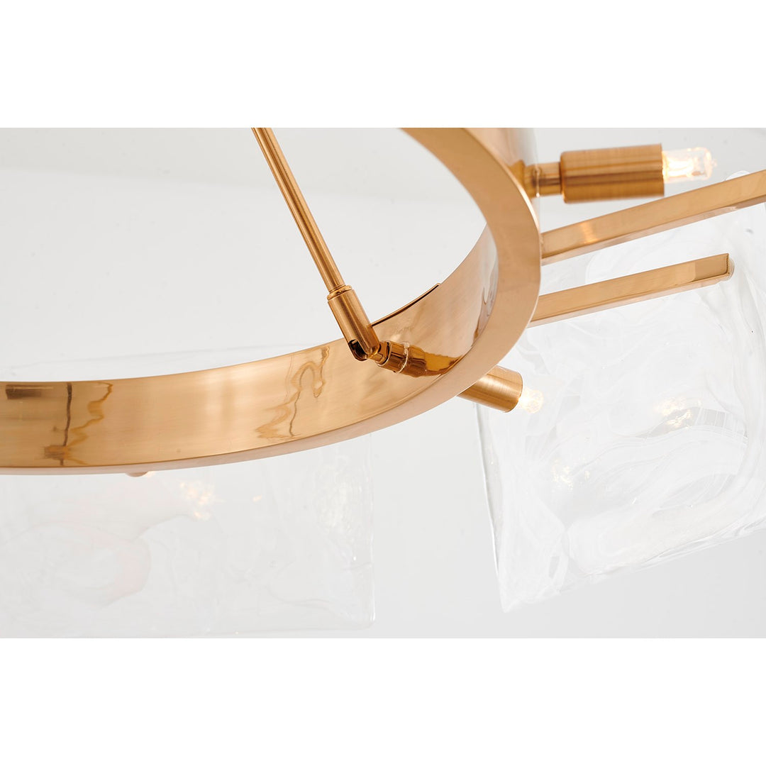 Chandelier In Gold Finish