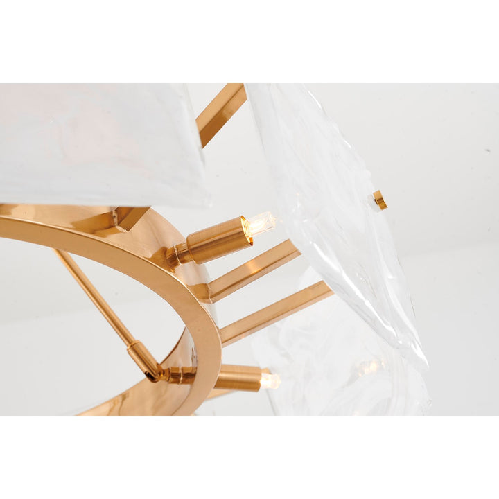 Chandelier In Gold Finish