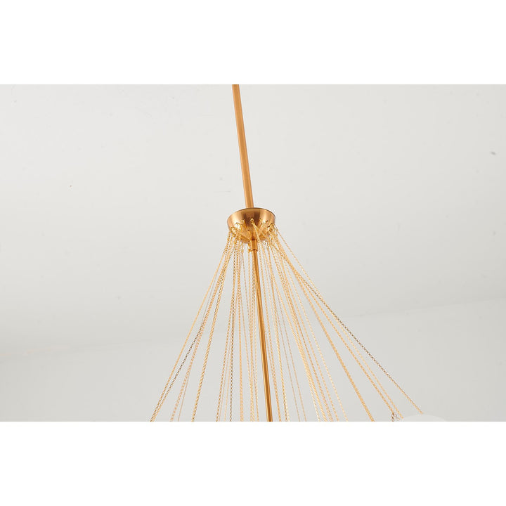Chandelier In Gold Finish