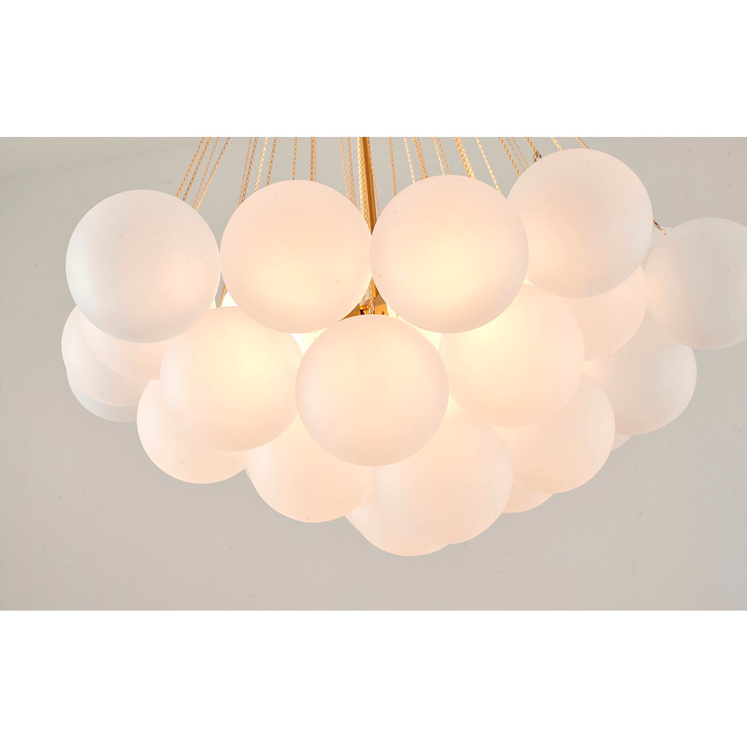 Chandelier In Gold Finish
