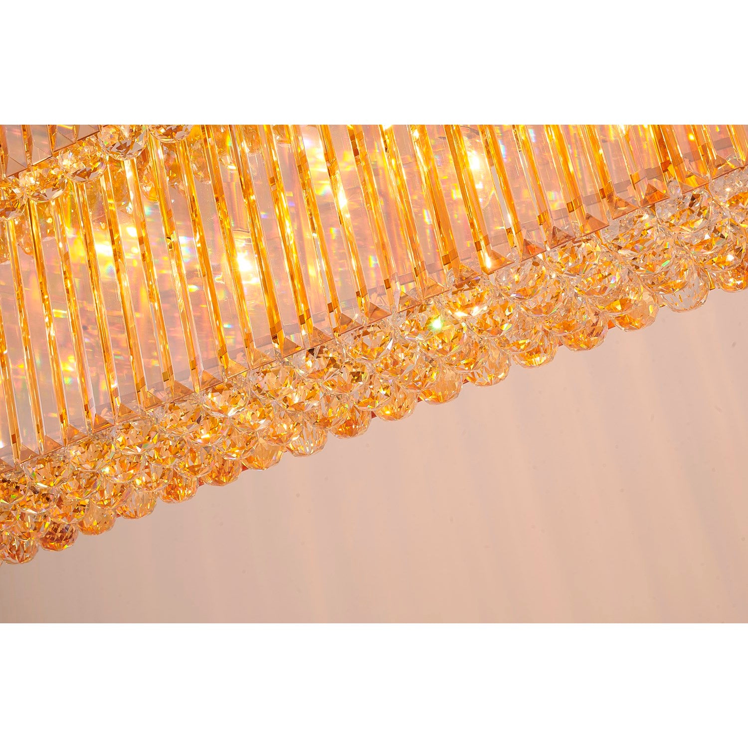 Chandelier In Satin Brass Finish