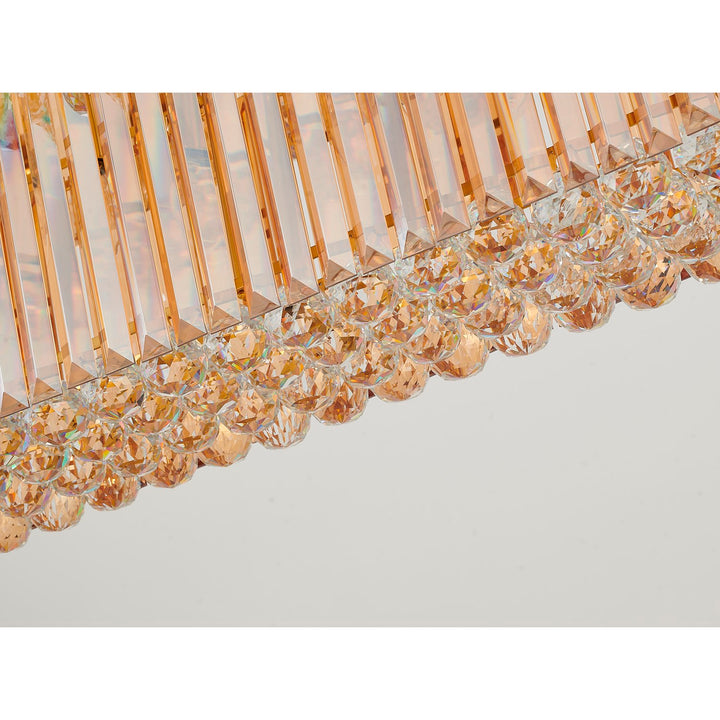 Chandelier In Satin Brass Finish