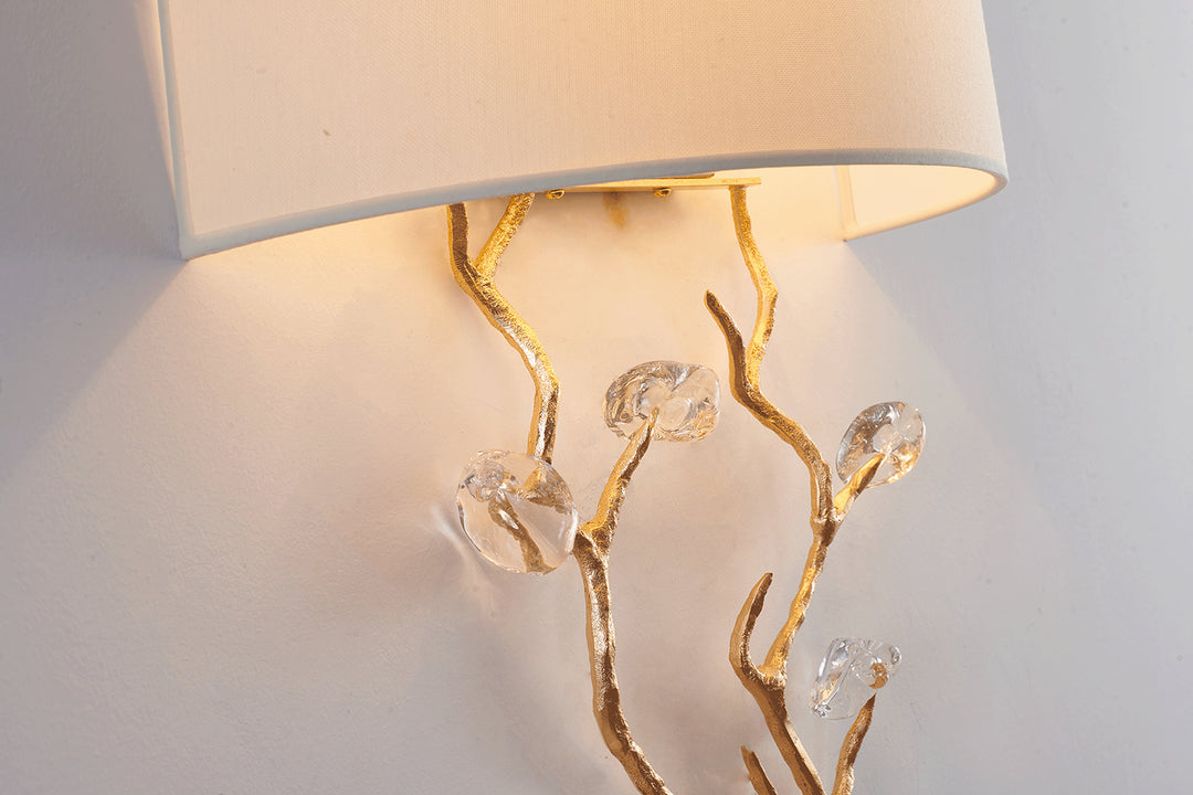 Wall Sconce In Gold Finish