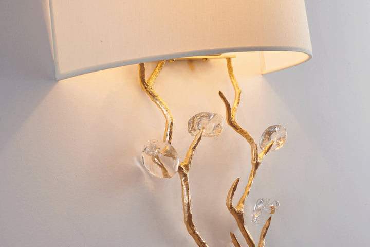 Wall Sconce In Gold Finish