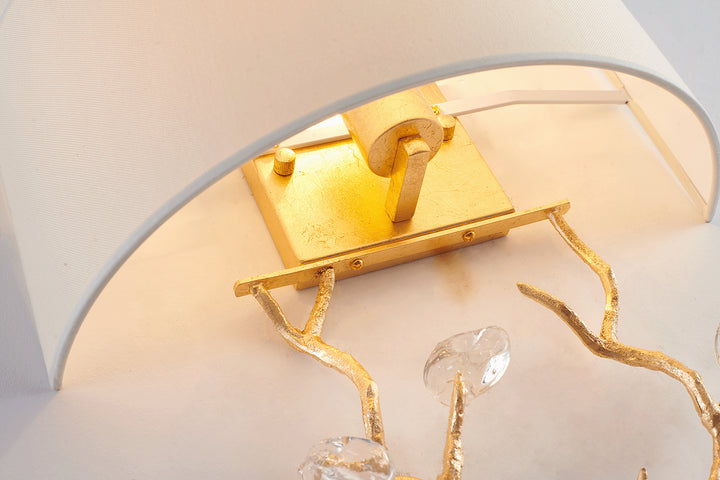 Wall Sconce In Gold Finish