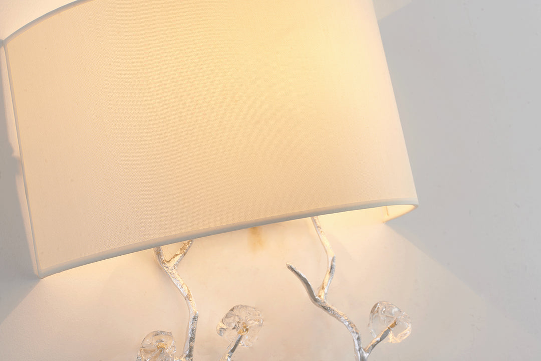 Wall Sconce In Silver Finish