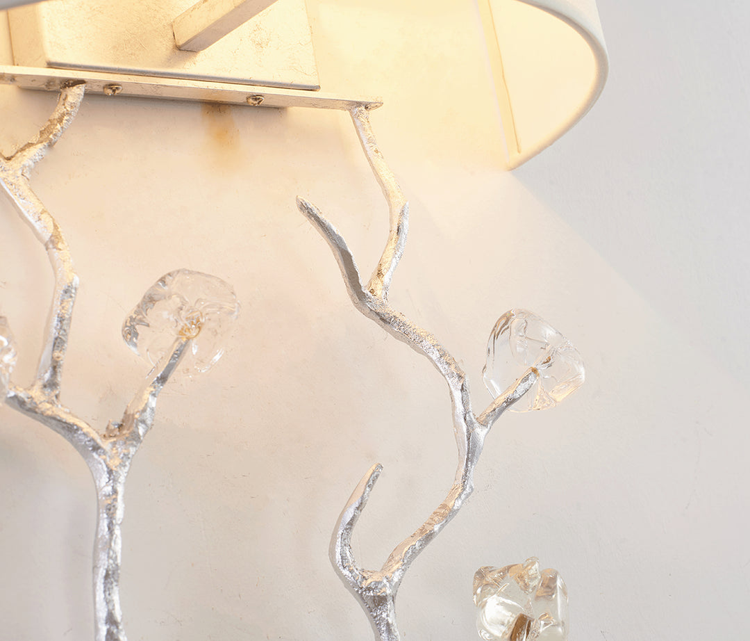Wall Sconce In Silver Finish