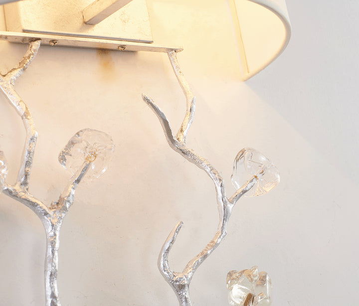 Wall Sconce In Silver Finish