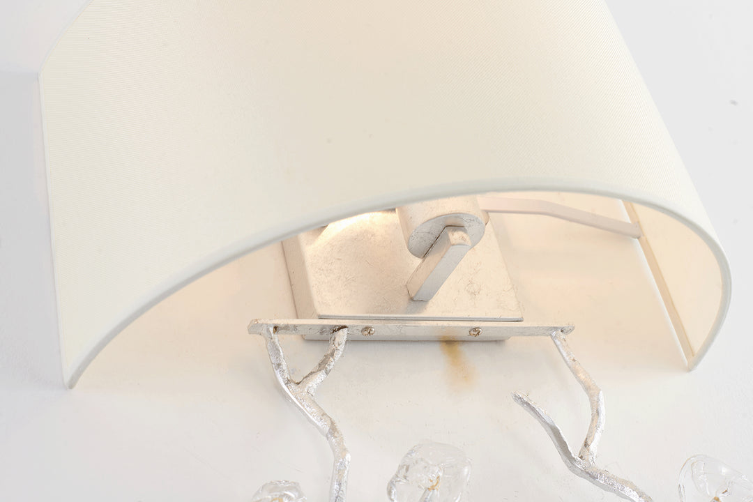 Wall Sconce In Silver Finish