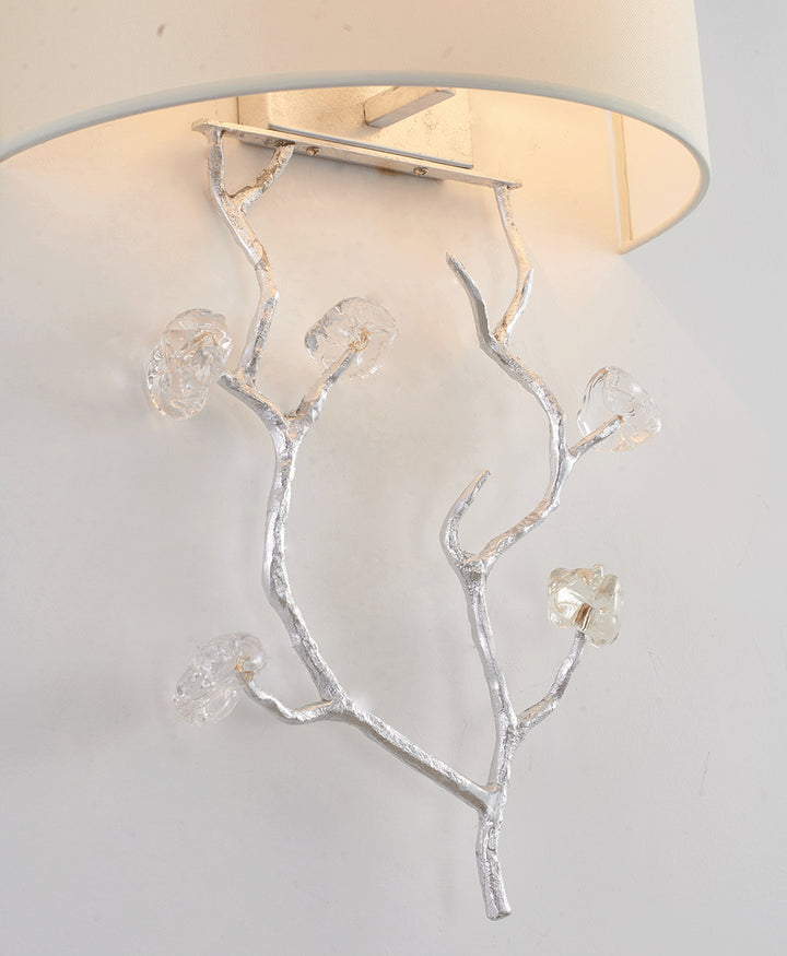 Wall Sconce In Silver Finish
