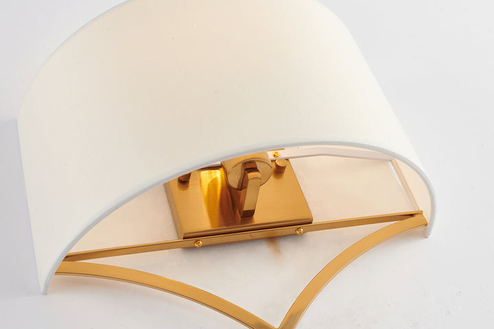 Wall Sconce In Antique Brass Finish