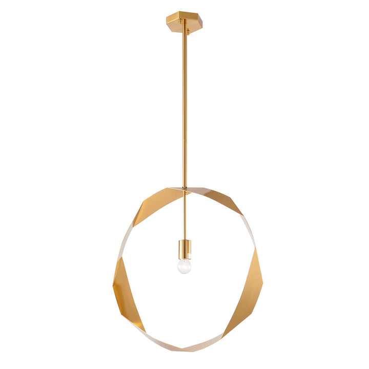 Pendant In Antique Brass Finish by Bethel