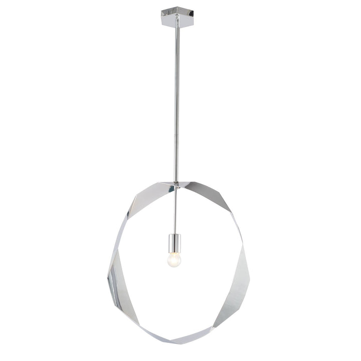 Pendant In Chrome Finish by Bethel