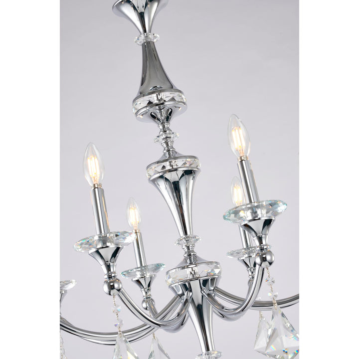 Chandelier In Chrome Finish