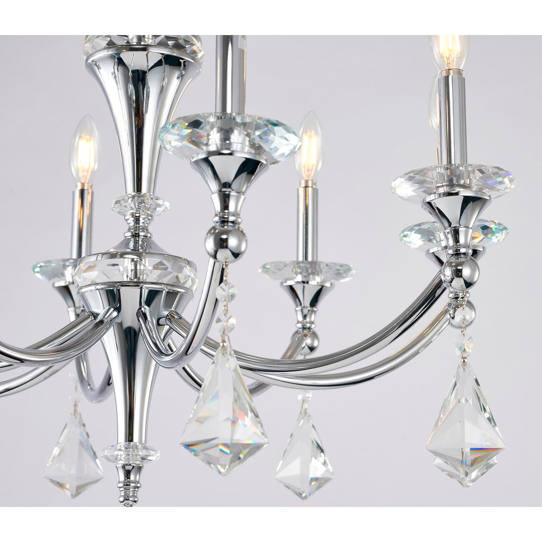 Chandelier In Chrome Finish