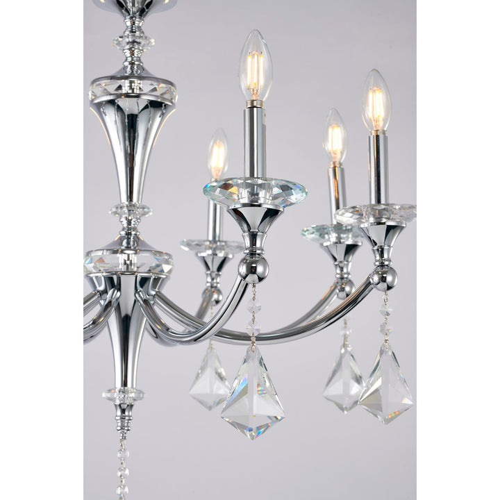 Chandelier In Chrome Finish