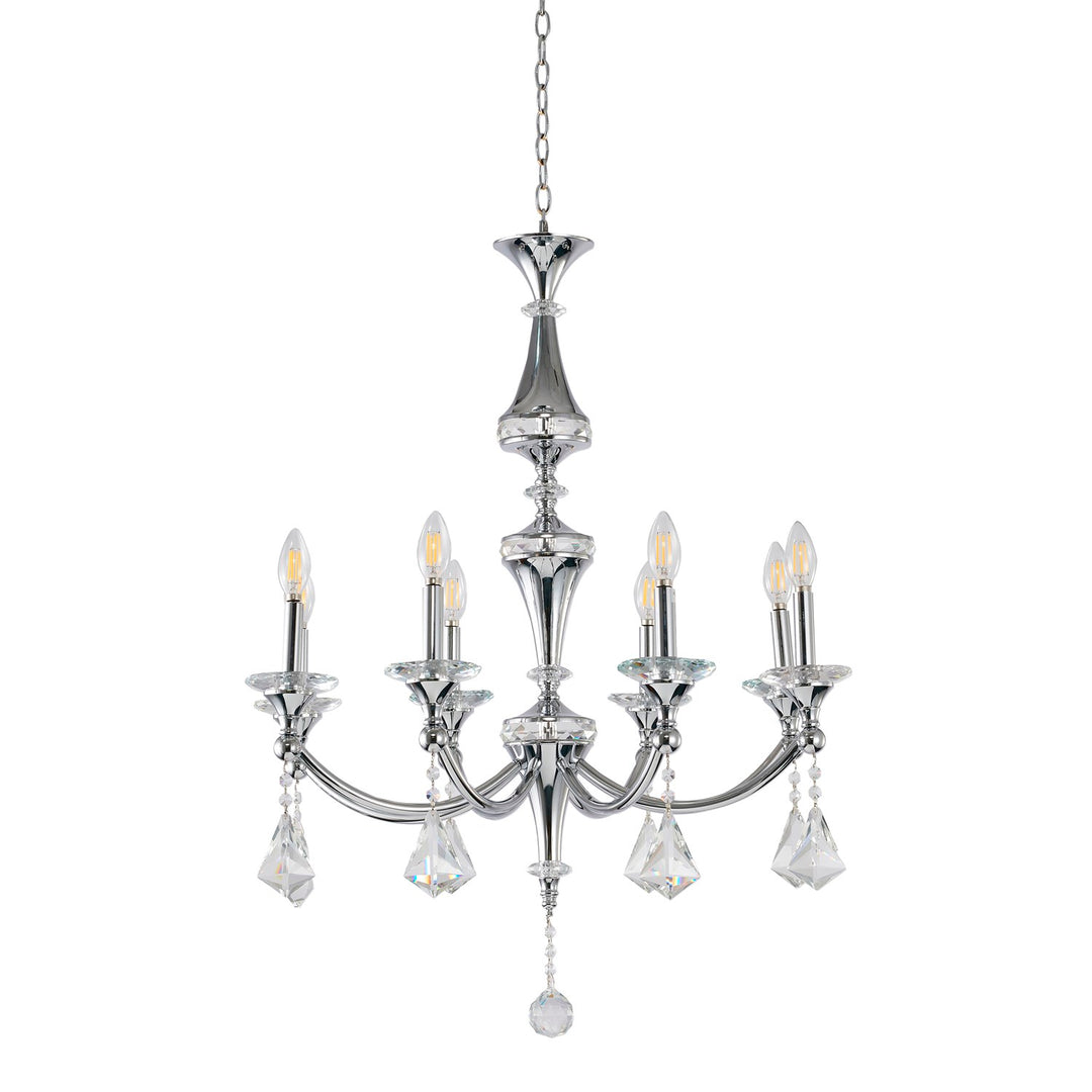 Chandelier In Chrome Finish