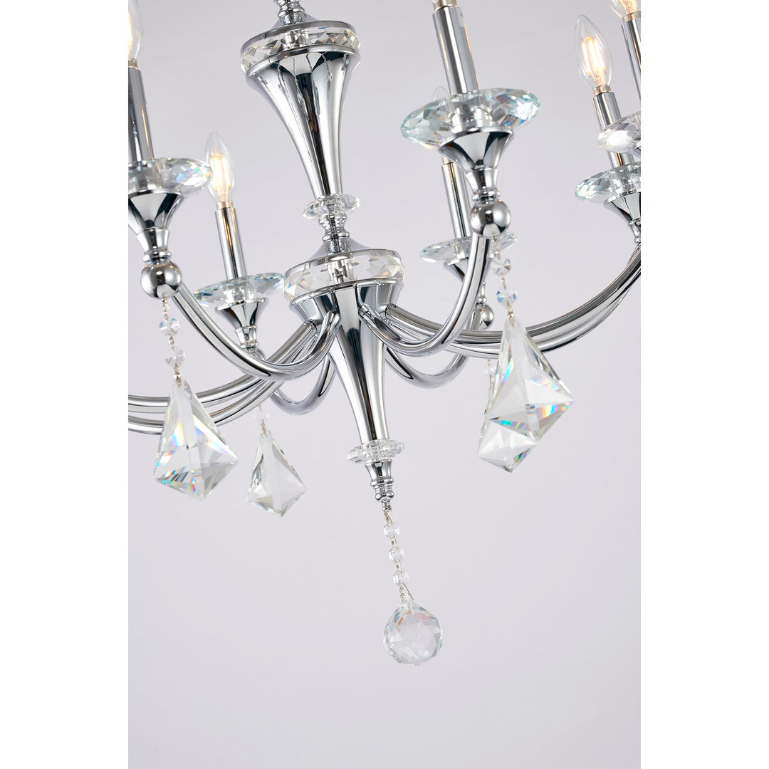Chandelier In Chrome Finish