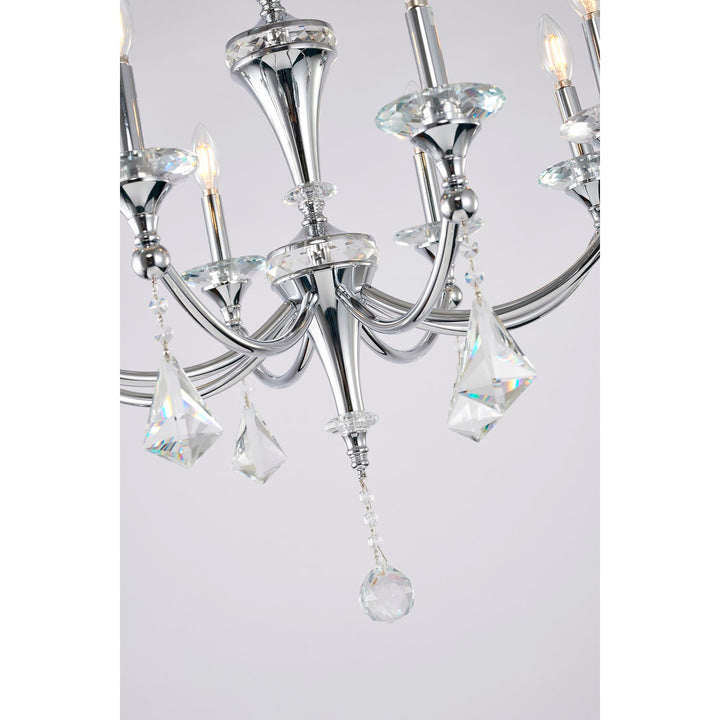 Chandelier In Chrome Finish