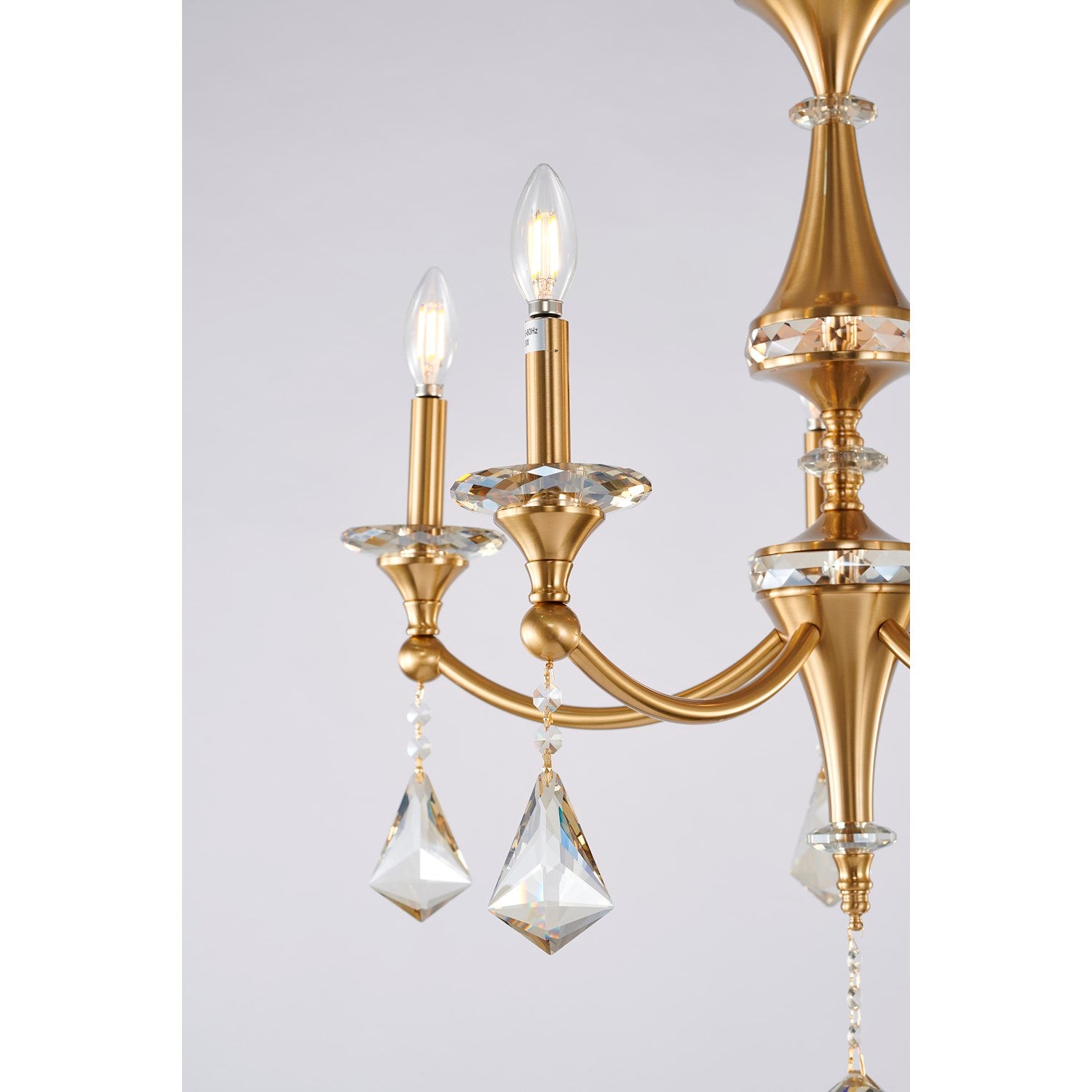 Chandelier In Stain Brass Finish