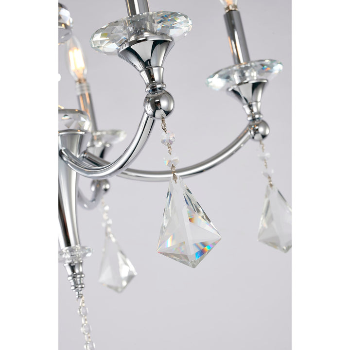 Chandelier In Chrome Finish