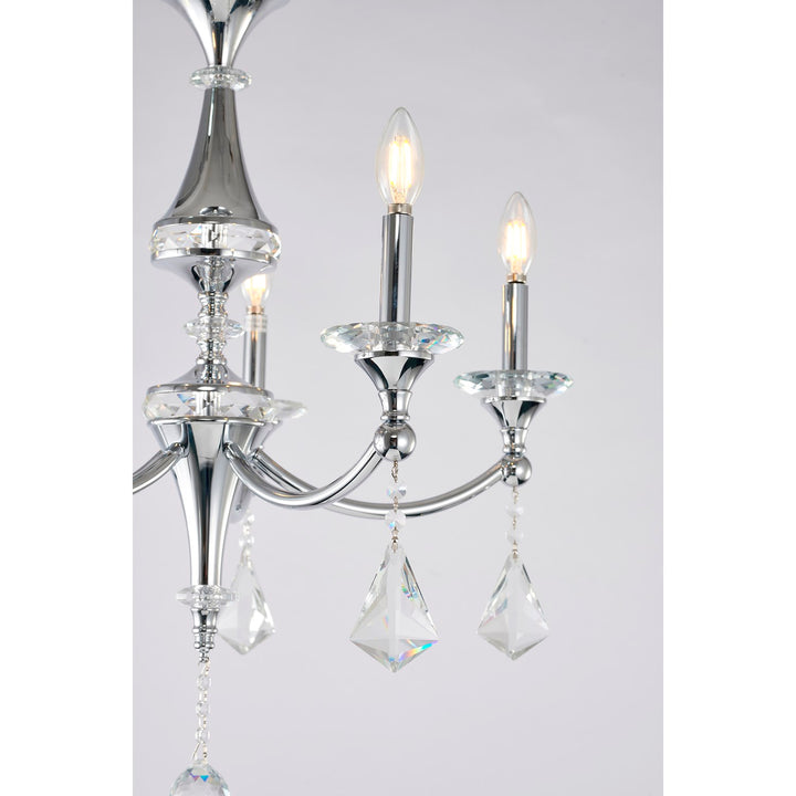 Chandelier In Chrome Finish
