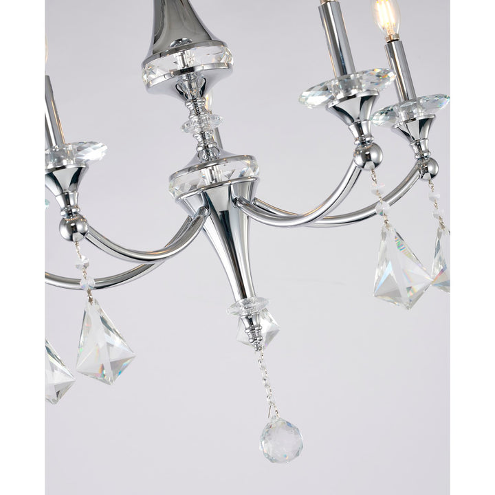 Chandelier In Chrome Finish
