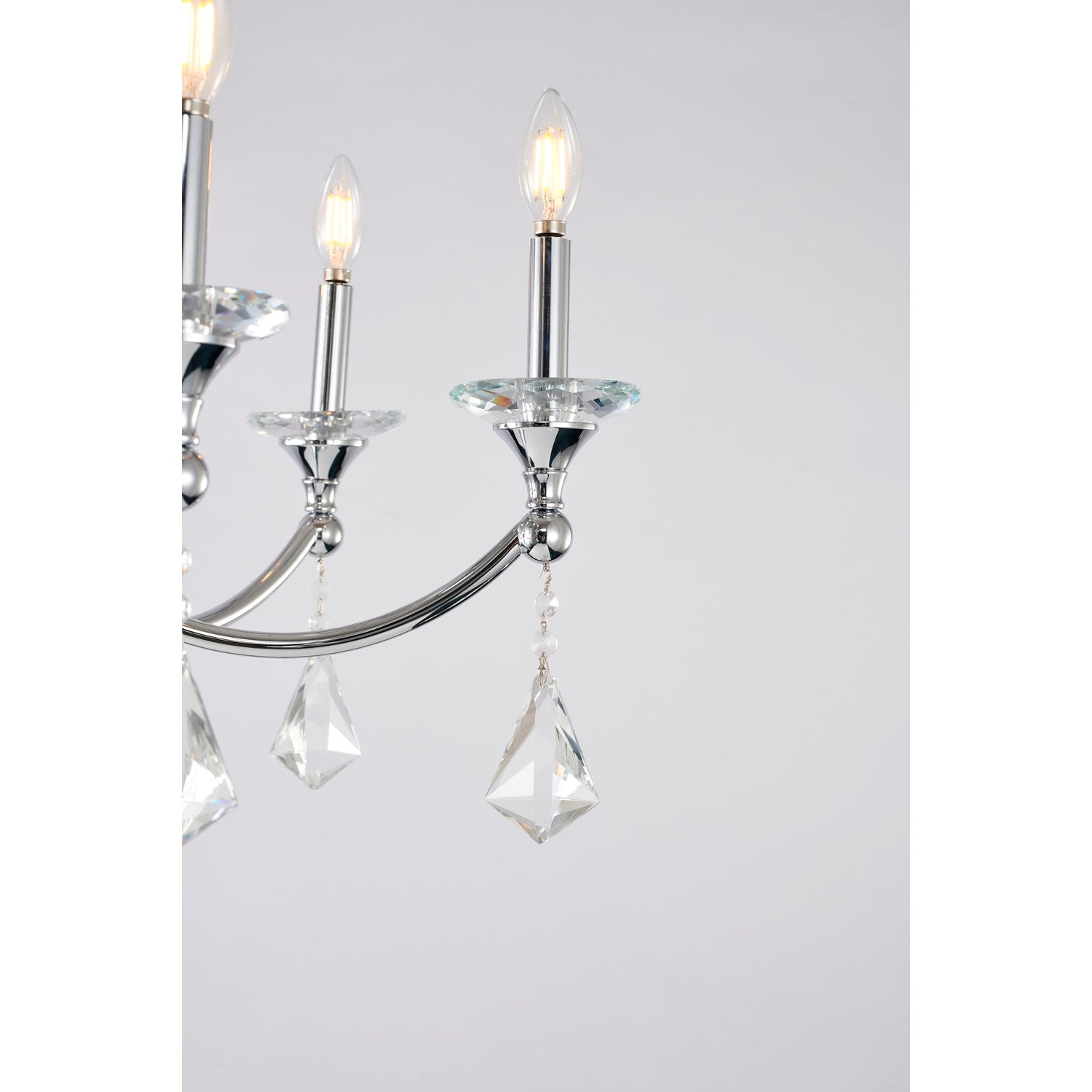 Chandelier In Chrome Finish