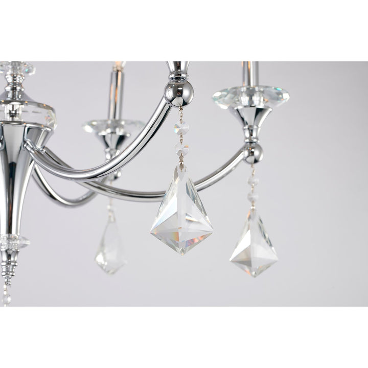 Chandelier In Chrome Finish