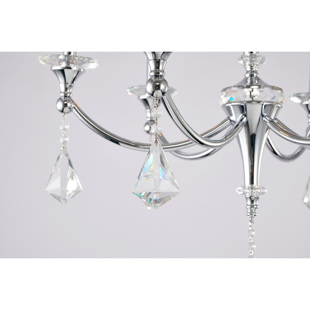 Chandelier In Chrome Finish