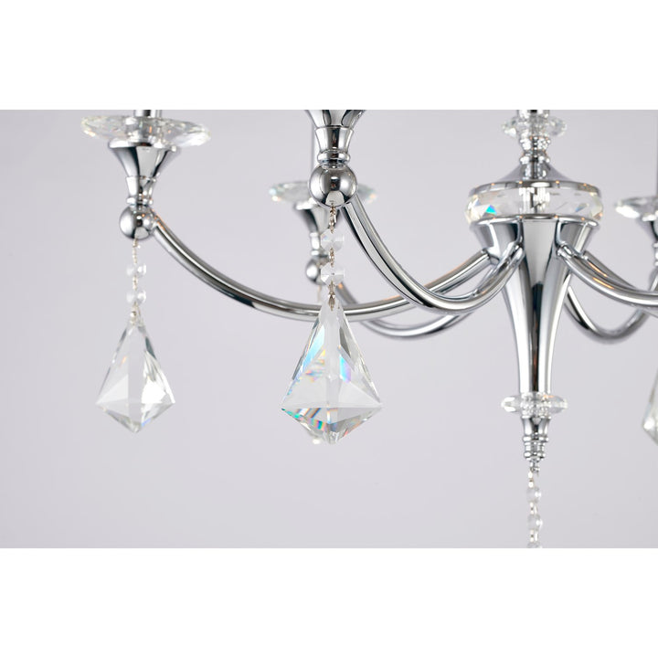 Chandelier In Chrome Finish