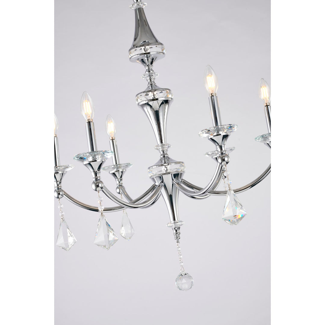 Chandelier In Chrome Finish