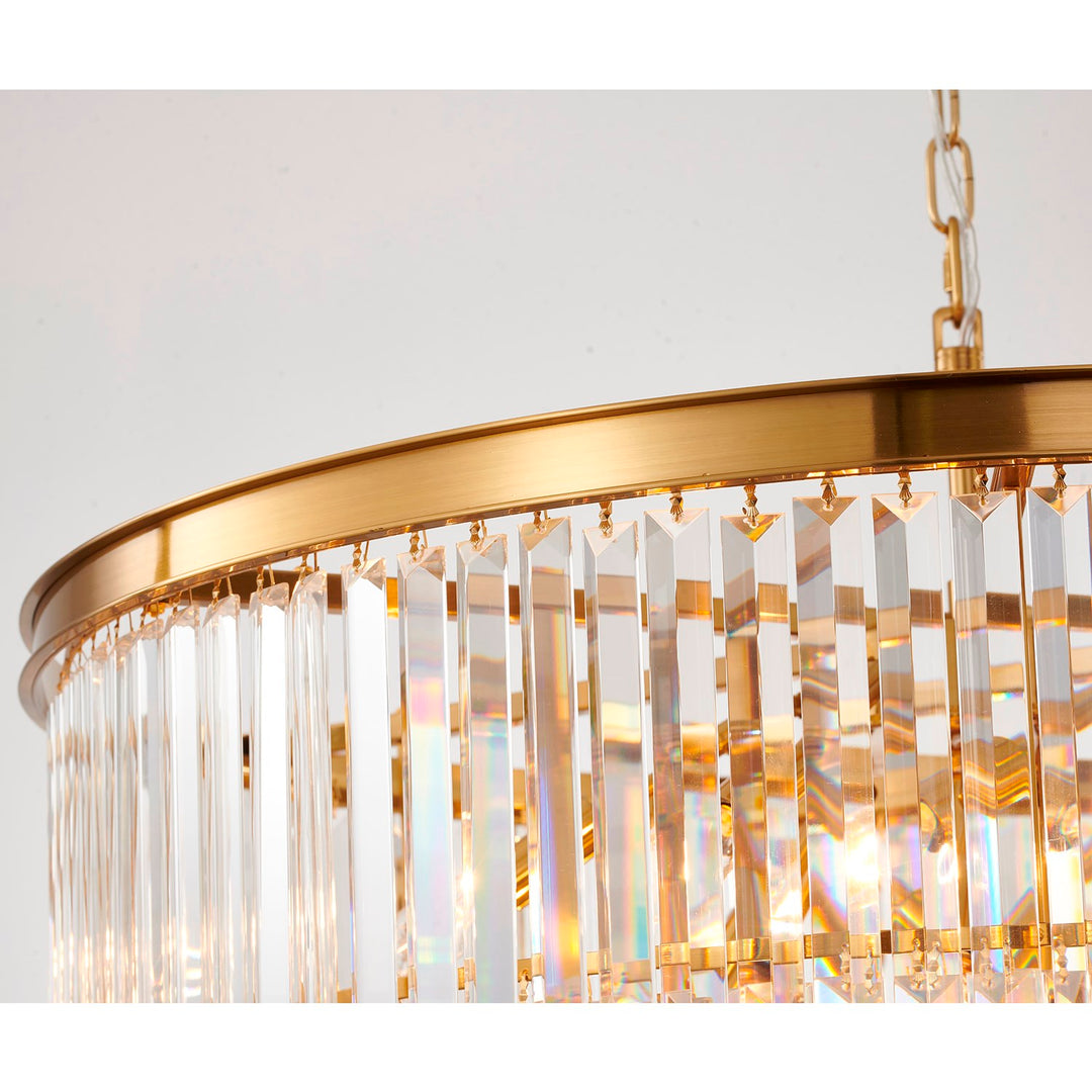 Chandelier In Gold Finish