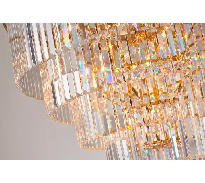 Chandelier In Gold Finish