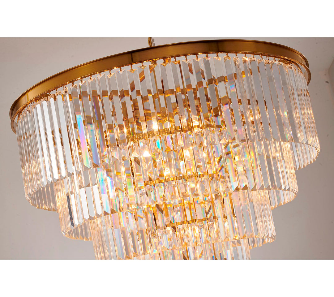 Chandelier In Gold Finish