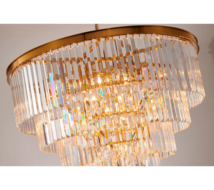Chandelier In Gold Finish